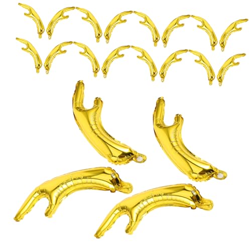 TOYANDONA 20 Stück Goldene Hirschgeweih Folienballons aus Aluminiumfolie Kreative Rentier Horn Dekoration für Weihnachtsfeiern Kinderfreundlich Einfach Aufzublasen Festliche Party Atmosphäre TOYANDONA 20 Stück Goldene Hirschgeweih Folienballons aus Aluminiumfolie Kreative Rentier Horn Dekoration für Weihnachtsfeiern Kinderfreundlich Einfach Aufzublasen Festliche Party Atmosphäre von TOYANDONA