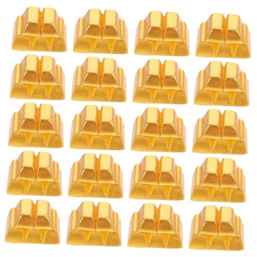 TOYANDONA 20 Stück Goldsteindekoration Ornamente Ziegel Klein Miniatur Rechteckig Puppenhaus Dekorationen Bar Zubehör Für Spielhäuser Schreibtischschmuck Mini- - Golden Harz TOYANDONA 20 Stück Goldsteindekoration Ornamente Ziegel Klein Miniatur Rechteckig Puppenhaus Dekorationen Bar Zubehör Für Spielhäuser Schreibtischschmuck Mini- - Golden Harz von TOYANDONA