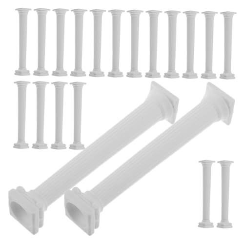 TOYANDONA 20 Stück Griechische Kolonnen für Hochzeitsdekoration Tischskulpturen und Puppenhaus Zubehör für Kreative Arrangements und Garten Dekoration von TOYANDONA