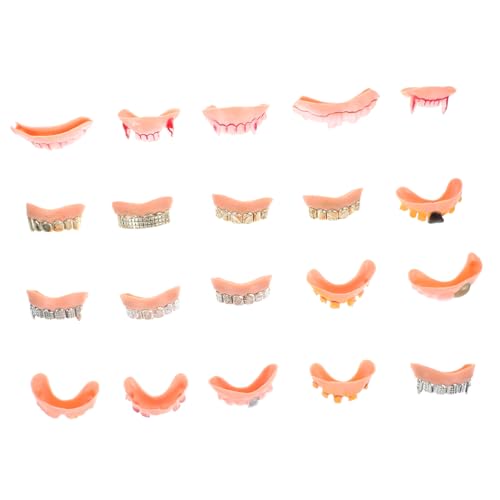 TOYANDONA 20 Stück Halloween-Prothesenspielzeug Halloween zähne Halloween Scherzartikel Fake Teeth False Zahnpasta Zahnjuwel Maske falsche zähne für Halloween falsche Requisiten Gummi TOYANDONA 20 Stück Halloween-Prothesenspielzeug Halloween zähne Halloween Scherzartikel Fake Teeth False Zahnpasta Zahnjuwel Maske falsche zähne für Halloween falsche Requisiten Gummi von TOYANDONA