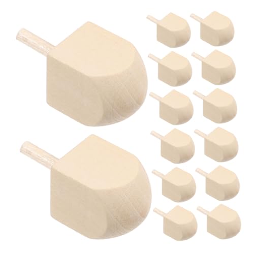 TOYANDONA 20 Stück Hanukkah Holz Dreidel Unbemalt Naturbelassen Kleine Dreidel DIY Bastel Spinning Tops für Festliche Tradition und Kreativprojekte TOYANDONA 20 Stück Hanukkah Holz Dreidel Unbemalt Naturbelassen Kleine Dreidel DIY Bastel Spinning Tops für Festliche Tradition und Kreativprojekte von TOYANDONA