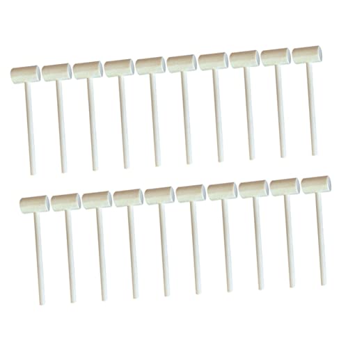 TOYANDONA 20 Stück Holzhammer Minihammer Bildungsspielzeug Krabbenhammer Muschelhammer klein für kinderspielzeug Hammer pädagogisches Hammer Hölzern TOYANDONA 20 Stück Holzhammer Minihammer Bildungsspielzeug Krabbenhammer Muschelhammer klein für kinderspielzeug Hammer pädagogisches Hammer Hölzern von TOYANDONA