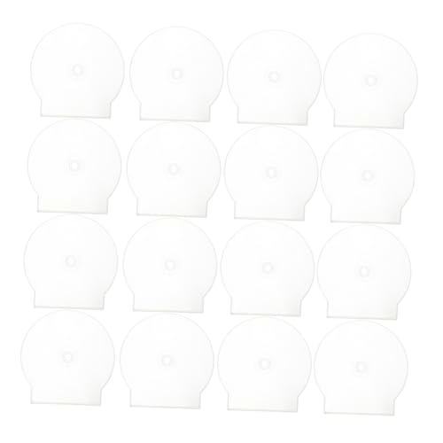 TOYANDONA 20 Stück Hüllen Clamshell Disc Halter Schützende Jewel Cases Runder Disc Halter Durchsichtige DVD Hüllen Runde Durchsichtige Hülle Runde DVD Hülle DVD Aufbewahrung Jewel von TOYANDONA