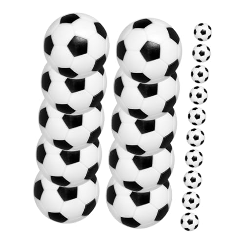 TOYANDONA 20 Stück Kickermaschine Tischfußballspieltisch Kickertischbälle Fußbälle Kickerbälle ersetzen Party tischfussballtisch Foosball auswechselbare Kickerbälle Tischfußballbälle Harz von TOYANDONA