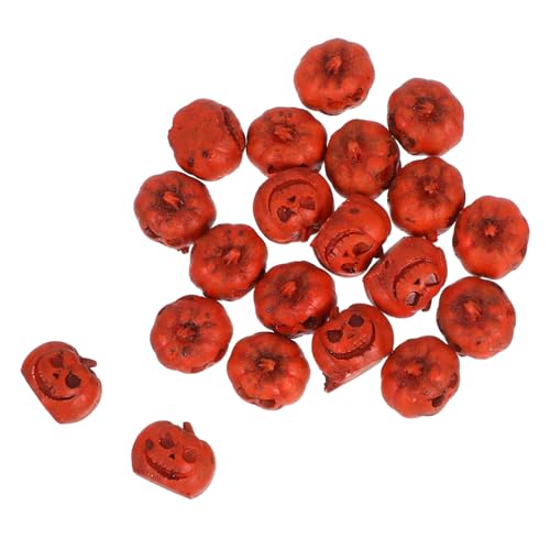 TOYANDONA 20 Stück Künstliche Halloween Kürbisse aus Resin für Bastelprojekte Puppenhaus Zubehör Herbstliche Dekorationen und Kreative DIY von TOYANDONA
