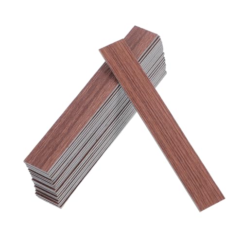 TOYANDONA 20 Stück Maßstab Realistische Holzmaserung Puppenhaus Bodenplatten für Modellbau und Puppenhausmöbel von TOYANDONA