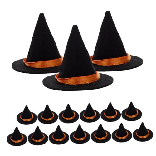 TOYANDONA 20 Stück Mini Filz Hexenhüte Kleine Miniatur Zauberer Hüte für DIY Basteln Weinflaschen Dekoration Halloween Party Accessoires für Puppenkleidung TOYANDONA 20 Stück Mini Filz Hexenhüte Kleine Miniatur Zauberer Hüte für DIY Basteln Weinflaschen Dekoration Halloween Party Accessoires für Puppenkleidung von TOYANDONA