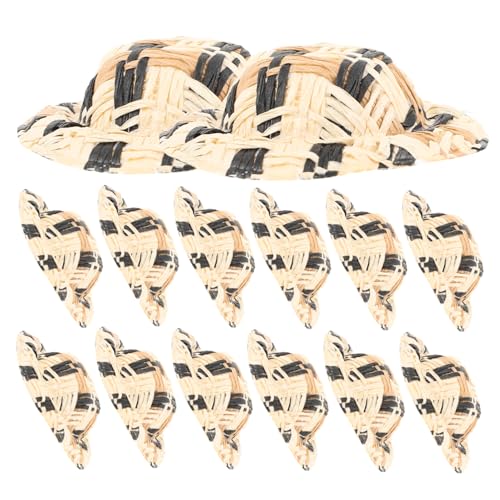 TOYANDONA 20 Stück Mini Gewebte Strohhüte DIY Bastel Hüte für Puppen Miniatur Dekoration Leichte Robuste Mini haushaltsornamente in Reisfarbe für Kreative Kunst und Zubehör TOYANDONA 20 Stück Mini Gewebte Strohhüte DIY Bastel Hüte für Puppen Miniatur Dekoration Leichte Robuste Mini haushaltsornamente in Reisfarbe für Kreative Kunst und Zubehör von TOYANDONA