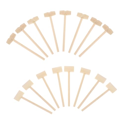 TOYANDONA 20 Stück Mini-Hammer für Kinderhammer Kleiner Hammer Spielhammer Kinderhämmer Rosenholz TOYANDONA 20 Stück Mini-Hammer für Kinderhammer Kleiner Hammer Spielhammer Kinderhämmer Rosenholz von TOYANDONA