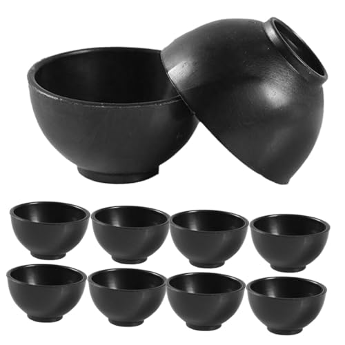 TOYANDONA 20 Stück Mini-Simulationsschüssel Dollhouse Accessories Dollhouse zubehör Zubehör Schüsseln Miniatur-Schüssel Mini-Hausgeschirr Puppenschale Miniaturschalen Plastik Black TOYANDONA 20 Stück Mini-Simulationsschüssel Dollhouse Accessories Dollhouse zubehör Zubehör Schüsseln Miniatur-Schüssel Mini-Hausgeschirr Puppenschale Miniaturschalen Plastik Black von TOYANDONA