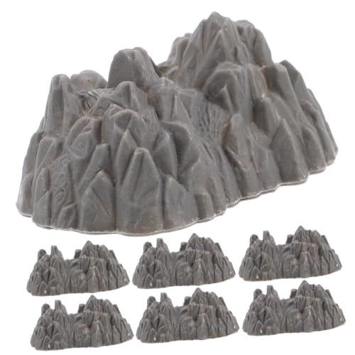 TOYANDONA 20 Stück Kleiner Miniatur Mikrolandschaftsornamente Simuliertes Bergdekor für Gartenlandschaft Realistisches Design für Heimdekoration von TOYANDONA