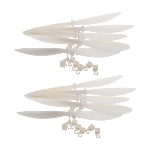 TOYANDONA 20 Stück Modellflugzeugpropeller Kunststoffpropeller Flugzeugpropeller Holz Segelflugzeugpropeller Modellflugzeugzubehör Propeller Für Modellbausatz Flugzeugpropeller von TOYANDONA