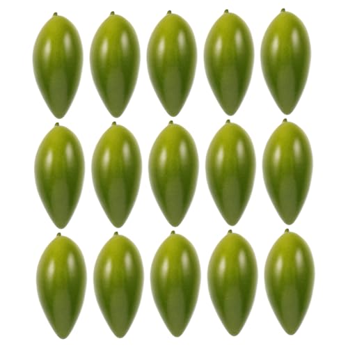 TOYANDONA 20 Stück Olivenimitat Künstliches Olivenmodell Olivendekorationen Kunstfruchtdekore Olivenparty Dekoration Künstliches Obstmodell Schickes Olivenmodell Grün Hochdruck TOYANDONA 20 Stück Olivenimitat Künstliches Olivenmodell Olivendekorationen Kunstfruchtdekore Olivenparty Dekoration Künstliches Obstmodell Schickes Olivenmodell Grün Hochdruck von TOYANDONA