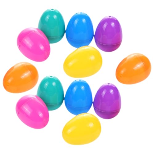 TOYANDONA 20 Stück Ostereier Osterparty Dekoration Befüllbare Eierornamente Eiförmige Befüllbare Kugeln Osterei Süßigkeitsboxen Osterdeko Ostereierverzierungen Osterornament Aus von TOYANDONA