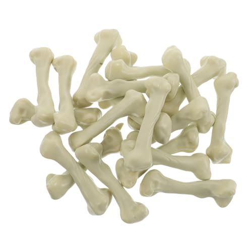 TOYANDONA 20 Stück Partydekorationsknones Outdoor-Skelett Mini-Knochen Skelette Für Halloween Dekorative Skelette Skelett-Ornamente Miniaturskelette Halloween-Skelett Friedhofsszene Plastik von TOYANDONA