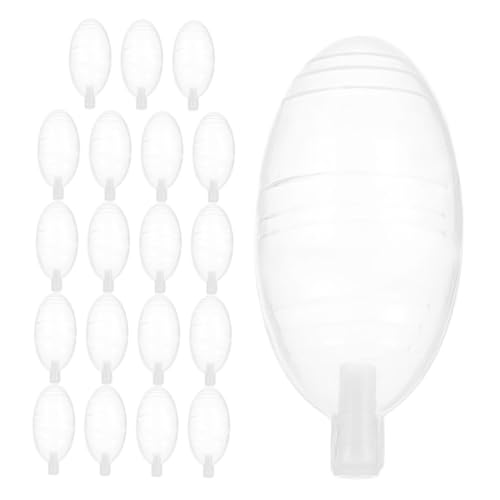 TOYANDONA 20 Stück -Pfeife Handquetschpfeife Massenpfeifen Quietscher Ersatz Sportpfeife Zugführerpfeife Quietscher Für Haustierspielzeug Pfeifengeräuscherzeuger Transparent Plastik von TOYANDONA