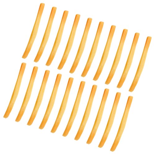 TOYANDONA 20 Stück Pommes Frites Modell Lebensmittel Requisiten Für Die Präsentation DIY Modell Lebensmittelsimulation Pommes Frites Pommes Frites Party Trick Realistisches TOYANDONA 20 Stück Pommes Frites Modell Lebensmittel Requisiten Für Die Präsentation DIY Modell Lebensmittelsimulation Pommes Frites Pommes Frites Party Trick Realistisches von TOYANDONA