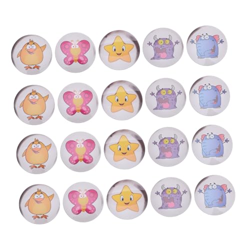 TOYANDONA 20 Stück Potty Training Stickers mit Thermochromen Cartoon Motiven Farbwechselnde Aufkleber für Jungen und Mädchen Selbstklebende Trainingshilfen für Töpfchen Einfach Anzubringen von TOYANDONA
