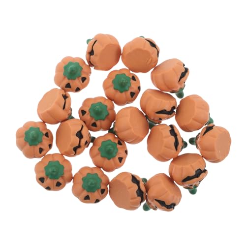 TOYANDONA 20 Stück Puppenhaus Halloween Dekoration Handliche Miniatur Kürbisfiguren mit Gruseligen Gesichtern für DIY Herbst Tischstreu Feengarten und Bastelprojekte TOYANDONA 20 Stück Puppenhaus Halloween Dekoration Handliche Miniatur Kürbisfiguren mit Gruseligen Gesichtern für DIY Herbst Tischstreu Feengarten und Bastelprojekte von TOYANDONA