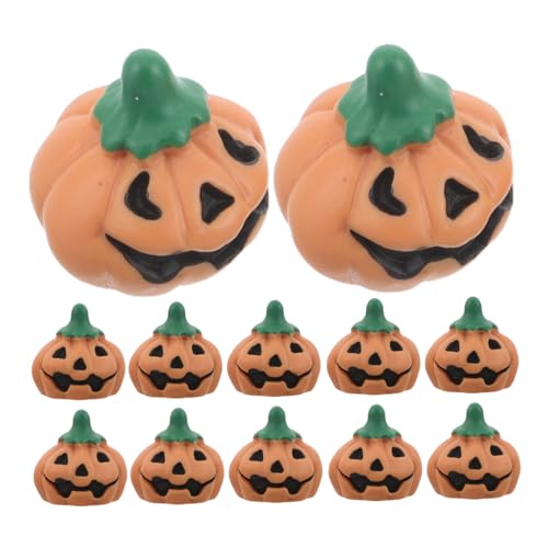 TOYANDONA 20 Stück Puppenhaus Künstliche Mini und Kürbisfiguren Herbstliche Halloween Tischdekoration Vielseitige DIY Accessoires für Party Tiered Tray und Gartendeko von TOYANDONA