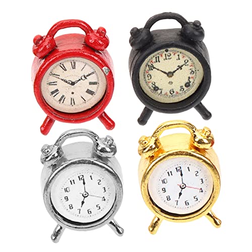 TOYANDONA 20 Stück Puppenhaus Zubehör Kleine Analoge Wecker Schwarz Silber Rot Gold Handgefertigte Miniaturuhren für DIY Bastelprojekte und Dekoration TOYANDONA 20 Stück Puppenhaus Zubehör Kleine Analoge Wecker Schwarz Silber Rot Gold Handgefertigte Miniaturuhren für DIY Bastelprojekte und Dekoration von TOYANDONA