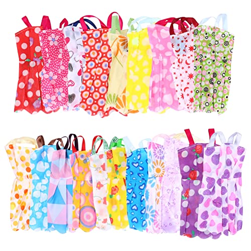TOYANDONA 20 Stück Puppenkleidung Mädchen Outfits Für Mädchen Kinderkleidung Kinderspielzeug Mädchenspielzeug Mädchenkleidung Mädchenkleid Bekleidung Puppen Outfits Puppenzubehör von TOYANDONA