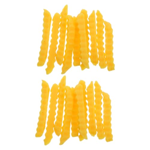 TOYANDONA 20 Stück Realistische Fake Pommes Frites Modell für Restaurant Deko Lebensnahe für Fotografie Vielseitig Einsetzbar für Zuhause Büro TOYANDONA 20 Stück Realistische Fake Pommes Frites Modell für Restaurant Deko Lebensnahe für Fotografie Vielseitig Einsetzbar für Zuhause Büro von TOYANDONA