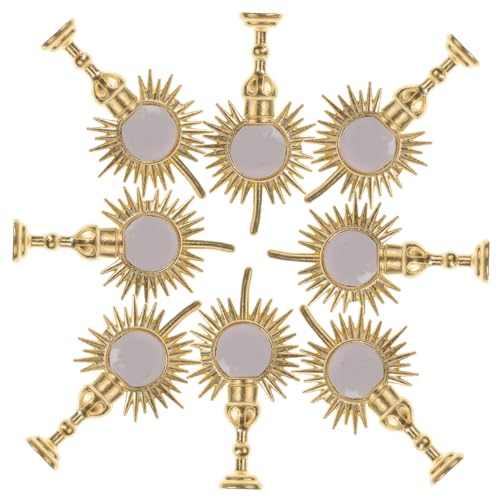 TOYANDONA 20 Stück Religiöse Parteizubehör heilig Party erste Dekorationen Bibel-Kuchen-Deckel religiöser weihnachtsschmuck religiöse Ornamente Legierung Golden von TOYANDONA