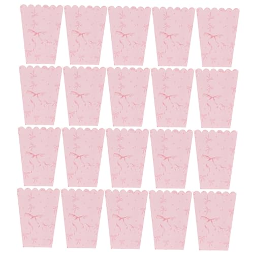 TOYANDONA 20 Stück Rosa Snackbehälter für Hochzeiten Geburtstagsfeiern Babypartys und Filmabende Vielseitige Aufbewahrung für Süßigkeiten und Snacks von TOYANDONA