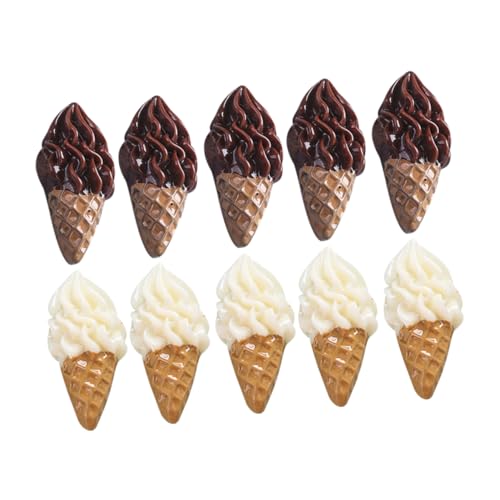 TOYANDONA 20 Stück Simulations- für kinderspielzeug verkleidungsaccessoires hühner Mini- -Food- Miniatur-Eisdiele-Requisite Harz von TOYANDONA