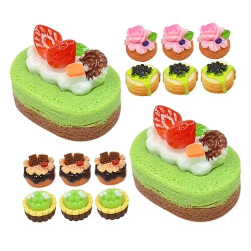 TOYANDONA 20 Stücke Miniatur Kuchen Modelle Für Puppenhaus Decor Simulierte Desserts von TOYANDONA