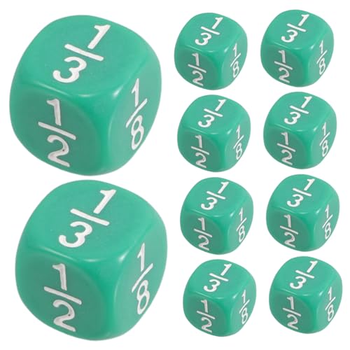 TOYANDONA 20 Stück Teiliges Fraction Dice mit Abgerundeten Ecken Langlebige Acrylwürfel für Pädagogisches Lernspielzeug Bruchrechnen in Klassenzimmer Zuhause und Spielrunde TOYANDONA 20 Stück Teiliges Fraction Dice mit Abgerundeten Ecken Langlebige Acrylwürfel für Pädagogisches Lernspielzeug Bruchrechnen in Klassenzimmer Zuhause und Spielrunde von TOYANDONA