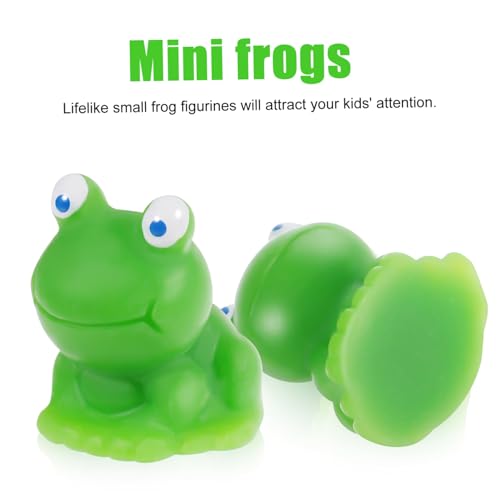 TOYANDONA 20 Stück Teiliges Kleines Froschfiguren aus Langlebigem Harz Realistische Miniatur Tierornamente für Garten Raumdekoration und Pädagogisches für Freunde von TOYANDONA