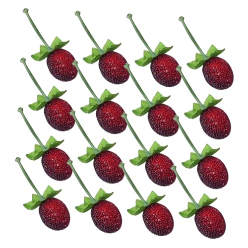 TOYANDONA 20 Stück Teiliges Künstliche Realistische Wild Erdbeeren aus Dekorative Deko für DIY Bastelprojekte Geburtstagsparty und Schaufensterdekoration Naturgetreu Gestaltete Früchte für TOYANDONA 20 Stück Teiliges Künstliche Realistische Wild Erdbeeren aus Dekorative Deko für DIY Bastelprojekte Geburtstagsparty und Schaufensterdekoration Naturgetreu Gestaltete Früchte für von TOYANDONA