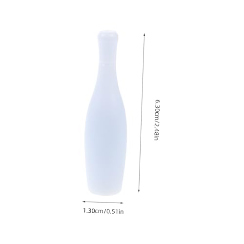 TOYANDONA 20 Stück Teiliges Mini Bowling Pin aus Stabilem Kunststoff Kleine Ersatz bowlingkegel für Tisch bowlingspiele Geeignet für Bowling Partys Leicht und Detailreich Gestaltet Weiß TOYANDONA 20 Stück Teiliges Mini Bowling Pin aus Stabilem Kunststoff Kleine Ersatz bowlingkegel für Tisch bowlingspiele Geeignet für Bowling Partys Leicht und Detailreich Gestaltet Weiß von TOYANDONA