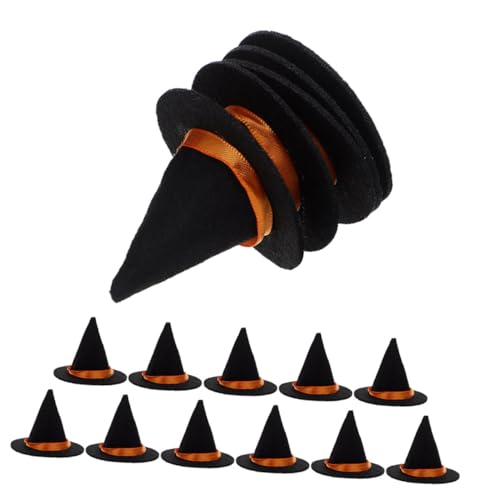 TOYANDONA 20 Stück Teiliges Mini Filz Hexenhüte Kleine Miniatur Hexenhüte für DIY Bastelarbeiten Halloween Weinflaschen Dekoration Party Mitgebsel Vielseitig für Kreative Dekoideen und TOYANDONA 20 Stück Teiliges Mini Filz Hexenhüte Kleine Miniatur Hexenhüte für DIY Bastelarbeiten Halloween Weinflaschen Dekoration Party Mitgebsel Vielseitig für Kreative Dekoideen und von TOYANDONA