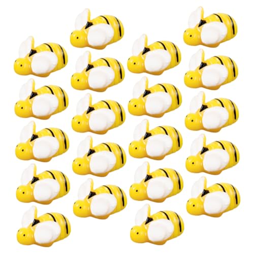 TOYANDONA 20 Stück Teiliges Mini Harz Bienen Detailgetreu Handgefertigt Widerstandsfähig für Mooslandschaften Puppenhaus Dekoration DIY Bastelverzierung Valentinstagsdeko Natürliche Mikro TOYANDONA 20 Stück Teiliges Mini Harz Bienen Detailgetreu Handgefertigt Widerstandsfähig für Mooslandschaften Puppenhaus Dekoration DIY Bastelverzierung Valentinstagsdeko Natürliche Mikro von TOYANDONA