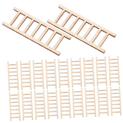 TOYANDONA 20 Stück Teiliges Mini Holzleiter für Puppenhäuser Realistische Miniaturleiter aus Holz Dekorativ für Sandgärten und Micro Landschaften DIY Puppenzubehör Vielseitig für Heim und TOYANDONA 20 Stück Teiliges Mini Holzleiter für Puppenhäuser Realistische Miniaturleiter aus Holz Dekorativ für Sandgärten und Micro Landschaften DIY Puppenzubehör Vielseitig für Heim und von TOYANDONA