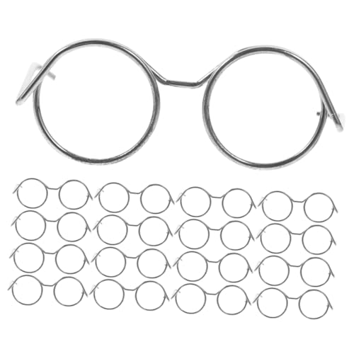 TOYANDONA 20 Stück Teiliges Mini Puppenbrillen aus Metalldraht ohne Gläser Leichte Miniatur Eyewear für DIY Puppenzubehör und Puppenhaus Vielseitig für Puppenkostüme und Bastelprojekte TOYANDONA 20 Stück Teiliges Mini Puppenbrillen aus Metalldraht ohne Gläser Leichte Miniatur Eyewear für DIY Puppenzubehör und Puppenhaus Vielseitig für Puppenkostüme und Bastelprojekte von TOYANDONA