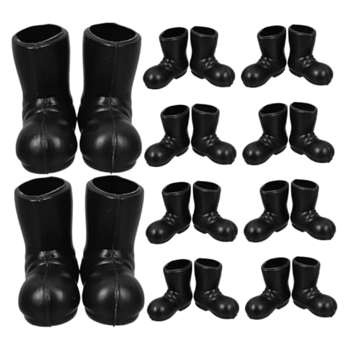 TOYANDONA 20 Stück Teiliges Mini Weihnachtsstiefel Dekorative Miniatur Santa Boots Kurzstiefel Puppenhaus Zubehör Vielseitig Für DIY Bastelprojekte Weihnachtsbaum Anhänger von TOYANDONA