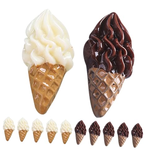 TOYANDONA 20 Stück Teiliges Miniatur Eiscreme Modell aus Resin Realistische DIY Puppenhaus Dekoration Kompakte Mini Dessert Requisiten Geeignet für Basteln und Miniaturlandschaften TOYANDONA 20 Stück Teiliges Miniatur Eiscreme Modell aus Resin Realistische DIY Puppenhaus Dekoration Kompakte Mini Dessert Requisiten Geeignet für Basteln und Miniaturlandschaften von TOYANDONA