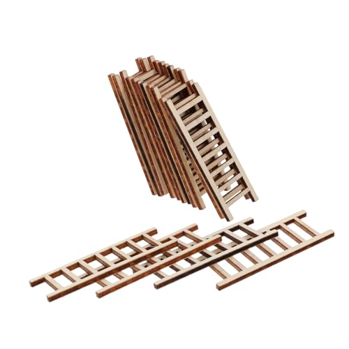 TOYANDONA 20 Stück Teiliges Miniatur Holzleiter Detailreiche Puppenhaus Treppe Natürliche DIY Dekoration für Sandgärten und Mikro Landschaften Vielseitig für Succulenten Puppenhaus Zubehör TOYANDONA 20 Stück Teiliges Miniatur Holzleiter Detailreiche Puppenhaus Treppe Natürliche DIY Dekoration für Sandgärten und Mikro Landschaften Vielseitig für Succulenten Puppenhaus Zubehör von TOYANDONA
