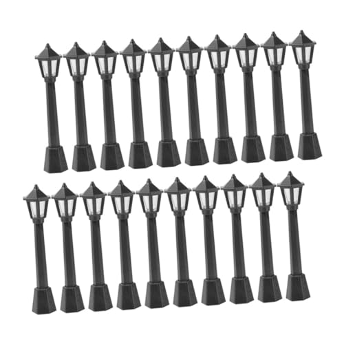 TOYANDONA 20 Stück Teiliges Miniatur Straßenlaternen Modell Schwarze Micro Landscape Fake Lights für Puppenhaus Realistische Mini Lampen Dekoration für Mini Haus und Landschaft TOYANDONA 20 Stück Teiliges Miniatur Straßenlaternen Modell Schwarze Micro Landscape Fake Lights für Puppenhaus Realistische Mini Lampen Dekoration für Mini Haus und Landschaft von TOYANDONA