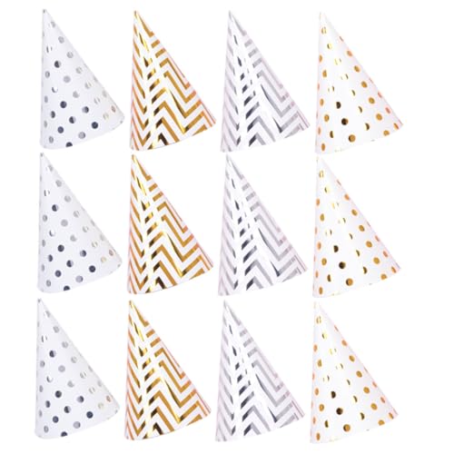 TOYANDONA 20 Stück Teiliges Partyhüte für Papier Kegelgeburtstagshüte mit Pompons Bunte Geburtstagshüte als Partydekoration und Foto Accessoire für Mädchen und Jungen TOYANDONA 20 Stück Teiliges Partyhüte für Papier Kegelgeburtstagshüte mit Pompons Bunte Geburtstagshüte als Partydekoration und Foto Accessoire für Mädchen und Jungen von TOYANDONA
