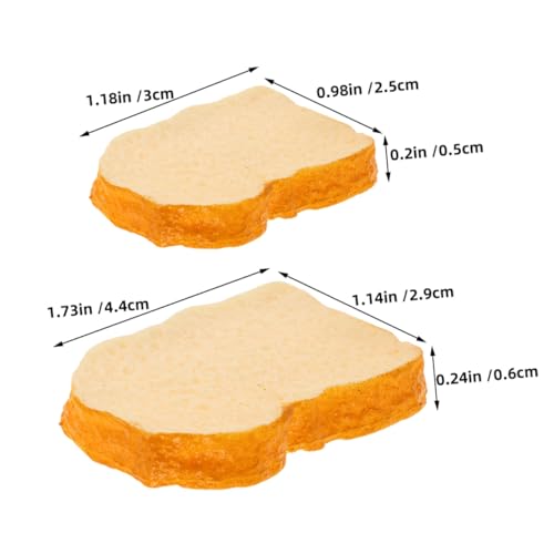 TOYANDONA 20 Stück Teiliges Realistischer Kunst Brotscheiben Künstliche Toast Simulation Vielseitige Dekoration für Puppenhäuser Fotografie Partys und Kreative Wohnakzente TOYANDONA 20 Stück Teiliges Realistischer Kunst Brotscheiben Künstliche Toast Simulation Vielseitige Dekoration für Puppenhäuser Fotografie Partys und Kreative Wohnakzente von TOYANDONA