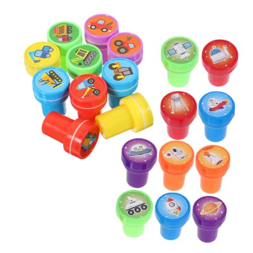 TOYANDONA 20 Stück Teiliges Stempelset Weltraum Baustellen Lkw Sichere Materialien Interaktives für Kindergeburtstag Party Mitgebsel Klassenraum Belohnung Handliche Stempel TOYANDONA 20 Stück Teiliges Stempelset Weltraum Baustellen Lkw Sichere Materialien Interaktives für Kindergeburtstag Party Mitgebsel Klassenraum Belohnung Handliche Stempel von TOYANDONA