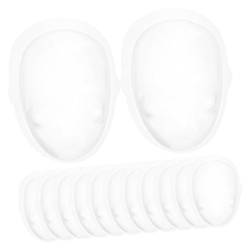 TOYANDONA 20 Stück Teiliges Transparentes Puppen Gesichtsvisier aus Kunststoff Schützende DIY Mini Masken für Puppen und Plüschtiere Klar Geformt für Individuelle Bastelgestaltung und TOYANDONA 20 Stück Teiliges Transparentes Puppen Gesichtsvisier aus Kunststoff Schützende DIY Mini Masken für Puppen und Plüschtiere Klar Geformt für Individuelle Bastelgestaltung und von TOYANDONA