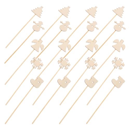 TOYANDONA 20 Stück Teiliges Weihnachts DIY Holz Zauberstab mit Engel Schneeflocke Schneemann Tannenbaum Motiven Sichere Kinderbastelstäbe Handbemalbar Leicht Wiederverwendbar für Mädchen TOYANDONA 20 Stück Teiliges Weihnachts DIY Holz Zauberstab mit Engel Schneeflocke Schneemann Tannenbaum Motiven Sichere Kinderbastelstäbe Handbemalbar Leicht Wiederverwendbar für Mädchen von TOYANDONA