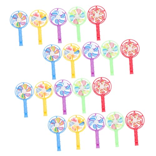 TOYANDONA 20 Stück Windmühlenspielzeug Kinderparty Pfeift Windmühle Für Neuheit Noisemaker Für Partys Whistle Windmill Whistle Toy Spielzeuggebläse Plastik Zufällige Farbe von TOYANDONA