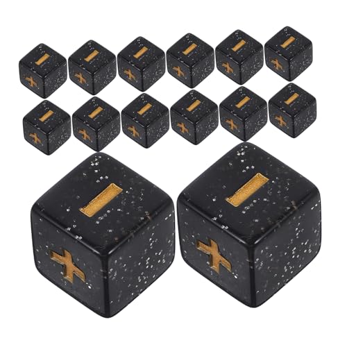 TOYANDONA 20 Stück arithmetische Lehrmittel Würfelspiele zum Mathe-Lernen Mathe-Spielwürfel Operator Würfel Mathe lernwürfel Mathe-Lehrwürfel Standard-Spielwürfel Kinderspielzeug Acryl Black TOYANDONA 20 Stück arithmetische Lehrmittel Würfelspiele zum Mathe-Lernen Mathe-Spielwürfel Operator Würfel Mathe lernwürfel Mathe-Lehrwürfel Standard-Spielwürfel Kinderspielzeug Acryl Black von TOYANDONA